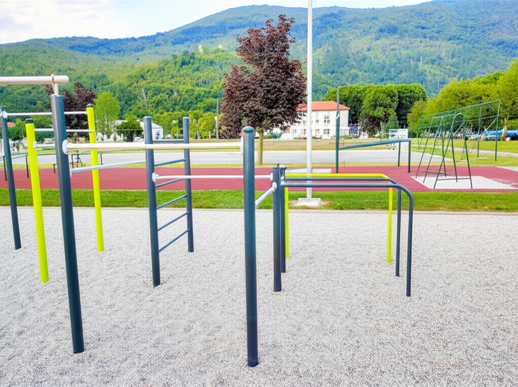 Calisthenics park in Goriška cesta, Zemono, Gradišče pri Vipavi, Vipava, 5271, Slovenija