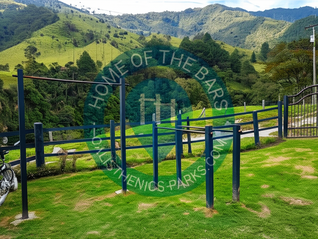 Calisthenics park in Salento, Fría, Quindío, Colombia