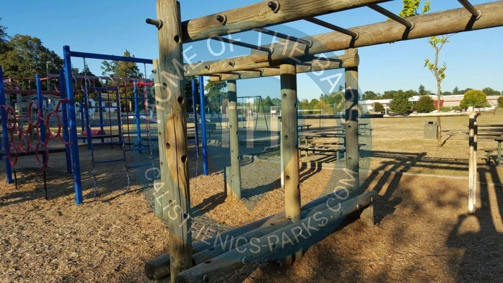 Calisthenics park in Ecole Marigold Elementary, 3751, Grange Road, Saanich, Capital Regional District, British Columbia, V8Z 1M8, Canada