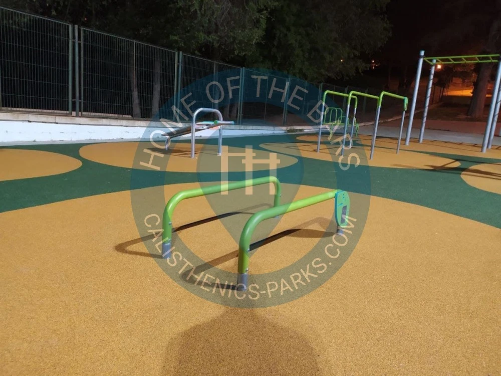Calisthenics park in Polideportivo de San Juan, Camino de las Molinos, Alcalá de Guadaíra, Sevilla, Andalucía, 41500, España