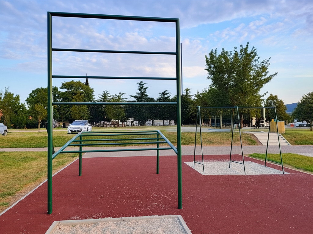 Calisthenics park in Goriška cesta, Zemono, Gradišče pri Vipavi, Vipava, 5271, Slovenija