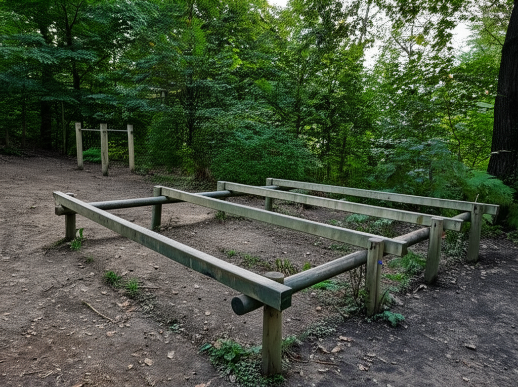 Calisthenics park in šance, Jesenkova pot, Rožna dolina, Ljubljana, Upravna Enota Ljubljana, 1102, Slovenija