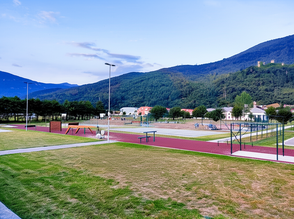 Calisthenics park in Goriška cesta, Zemono, Gradišče pri Vipavi, Vipava, 5271, Slovenija