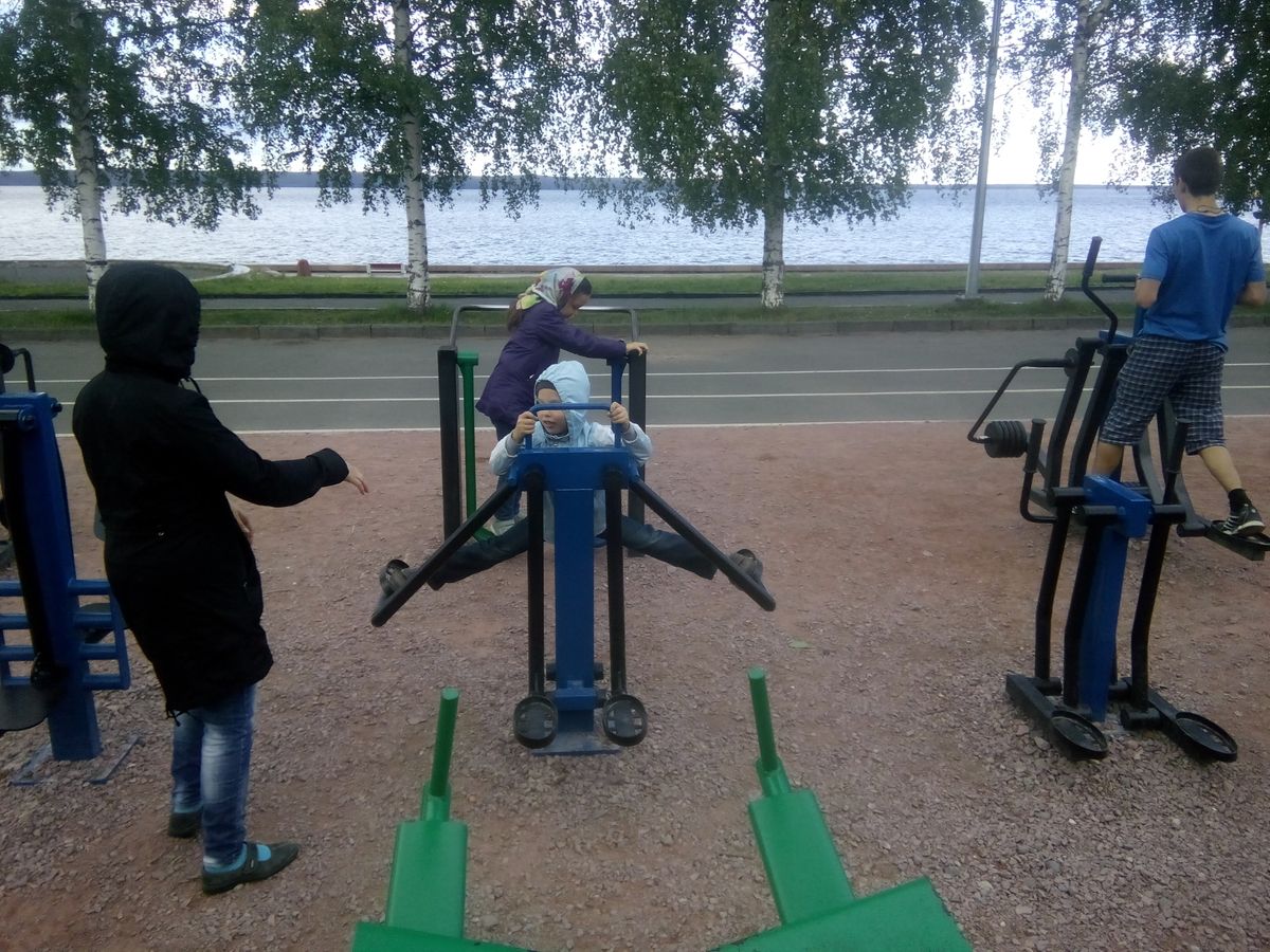 Outdoor Gym - Petrozavodsk - Petrozavodsk - Street Workout Park - Русалка - Russia - Spot