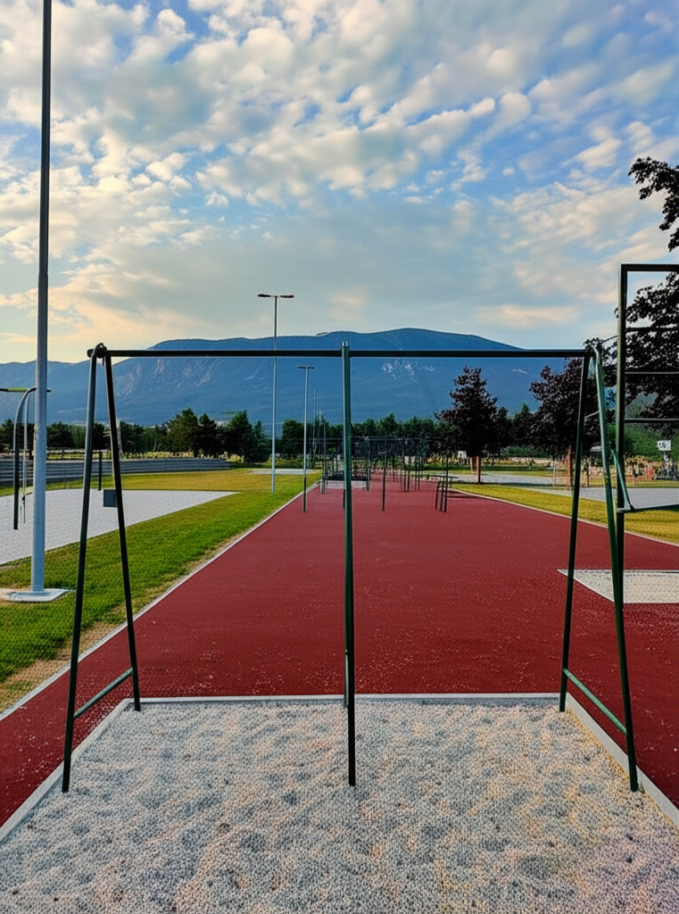 Calisthenics park in Goriška cesta, Zemono, Gradišče pri Vipavi, Vipava, 5271, Slovenija
