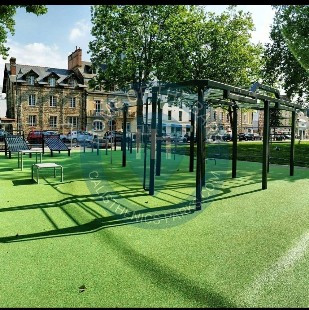 Rennes - Outdoor Gym - Le Mail - France - Spot