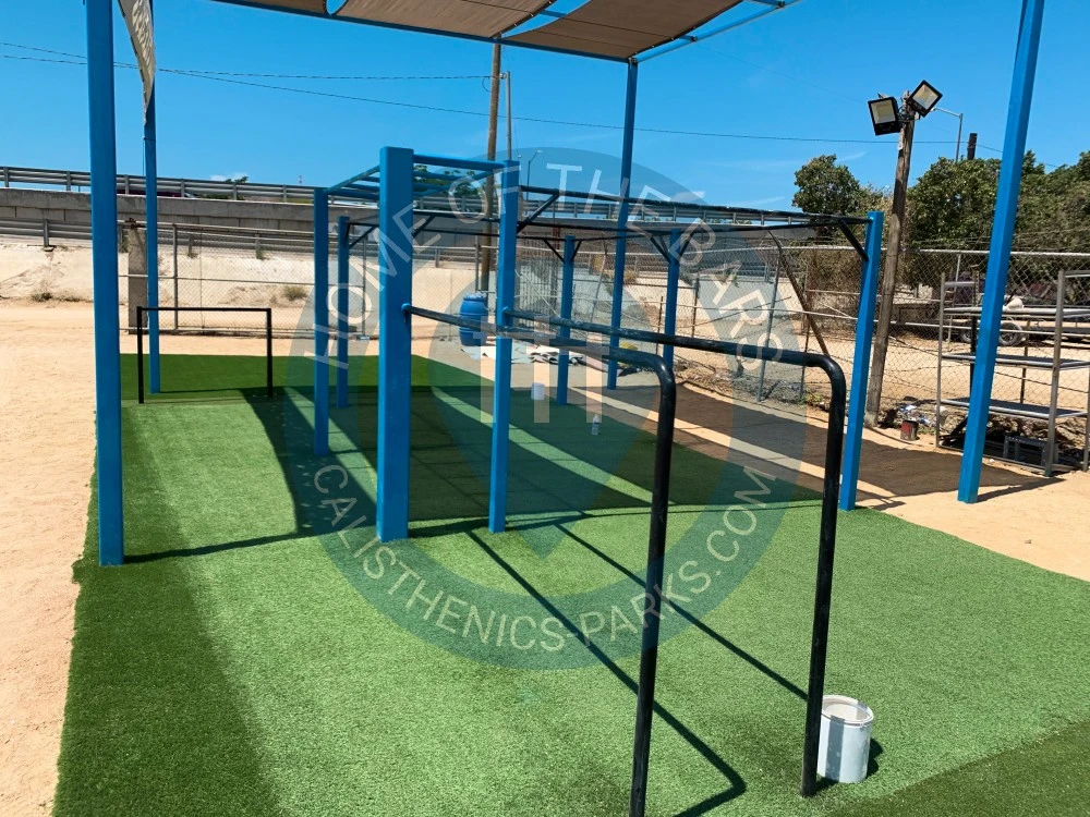 Calisthenics park in El Medano Ejidal, Colonia El Progreso, Cabo San Lucas, Municipio de Los Cabos, Baja California Sur, 23479, México