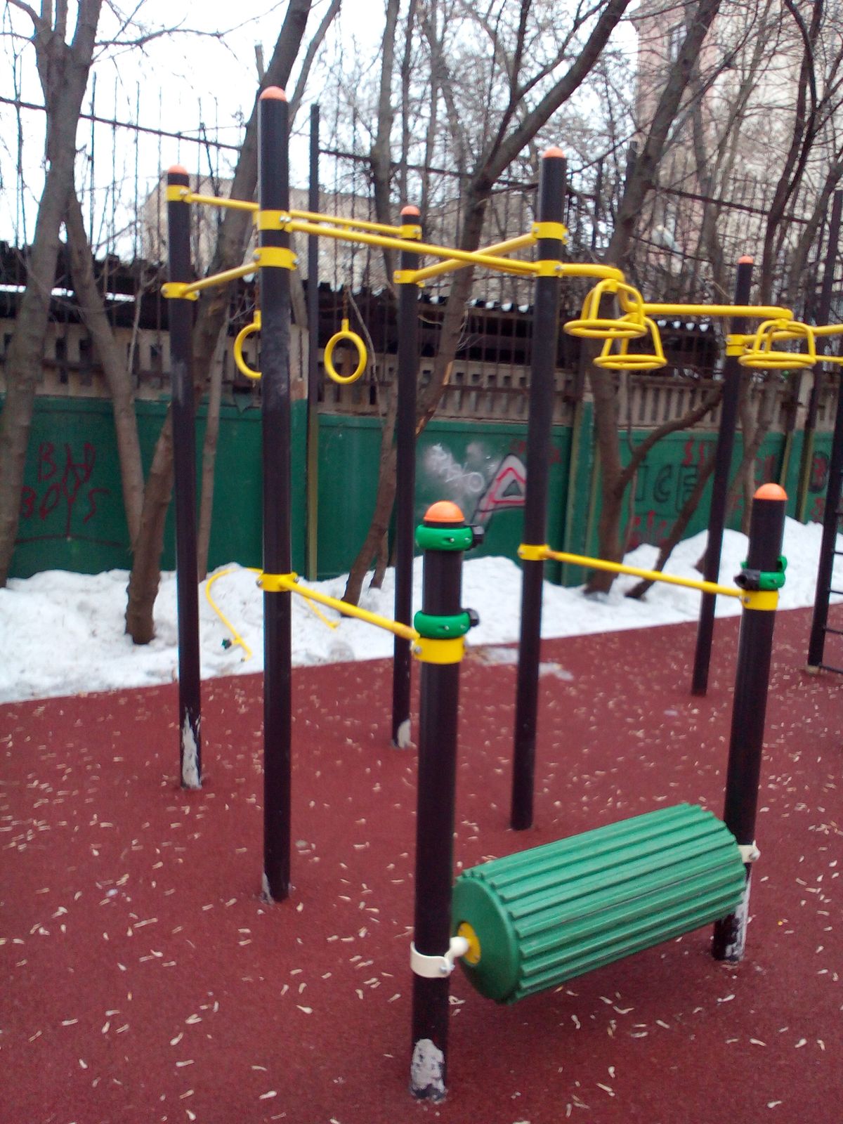 Calisthenics park in 12, Студенческая улица, район Дорогомилово, Москва, Центральный федеральный округ, 121152, Россия