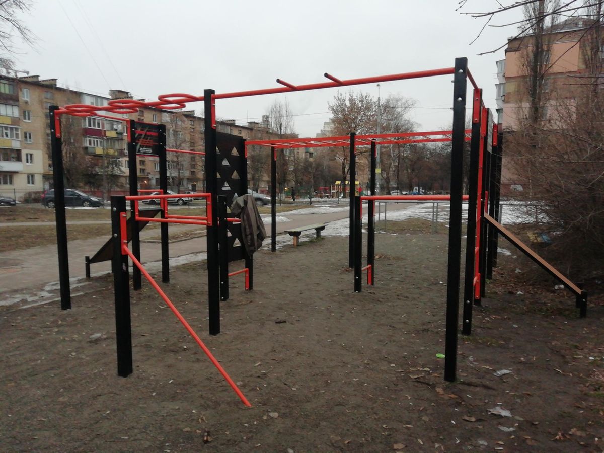Outdoor Gym - Kyiv - Kyiv - Street Workout Park - Вишгородська - Ukraine - Spot