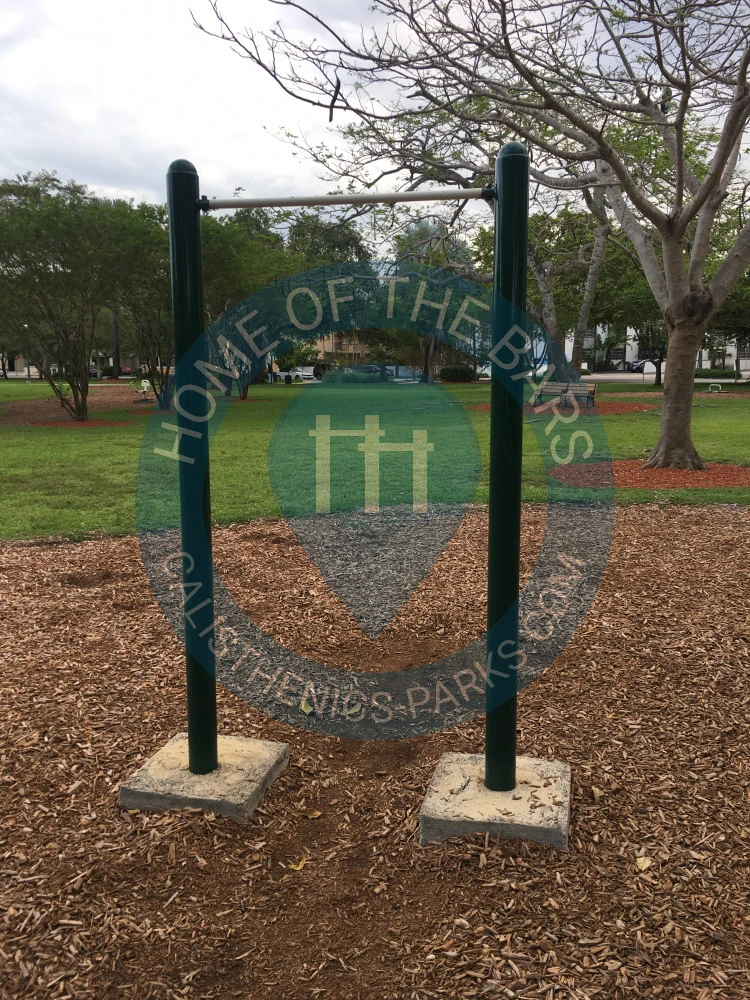 Calisthenics park in 6615, Nervia Street, Coral Gables, Miami-Dade County, Florida, 33146, United States