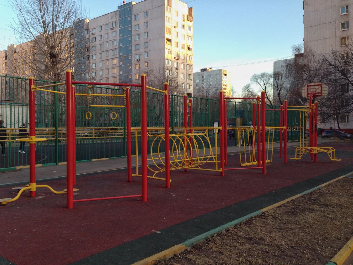 Outdoor Gym - Moscow - Moscow - Street Workout Park - Улица Пестеля - Russia - Spot