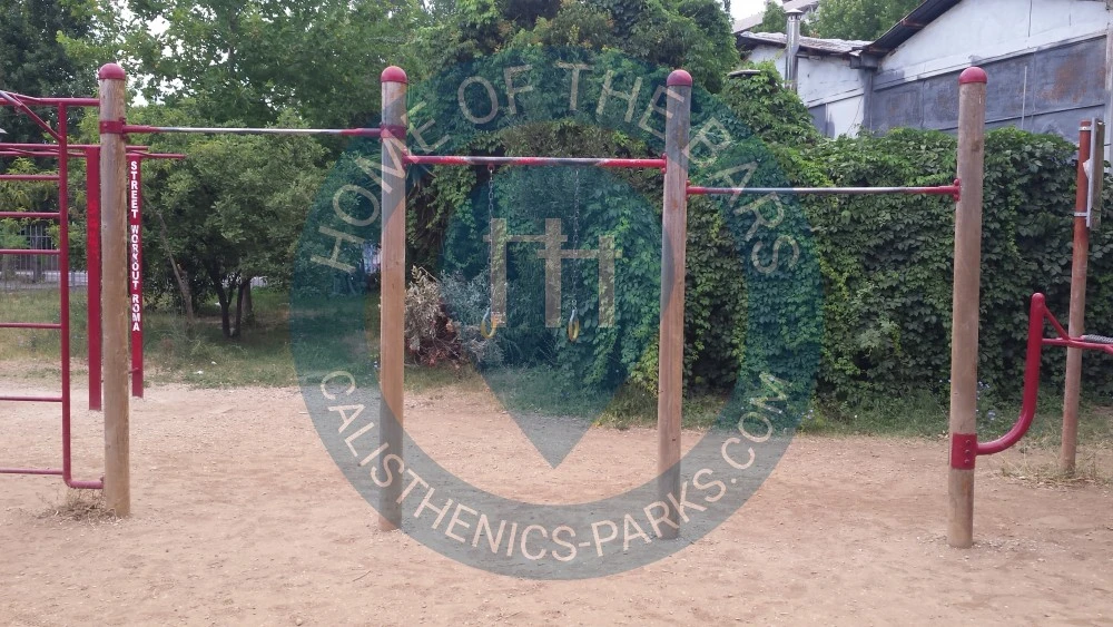 Calisthenics park in Enerpetroli, Via Filippo Meda, Municipio Roma IV, Roma, Roma Capitale, Lazio, 00157, Italia