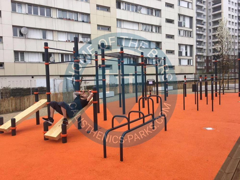 Saint-Denis - Street Workout Gym - Rue Romain Rolland - France - Spot
