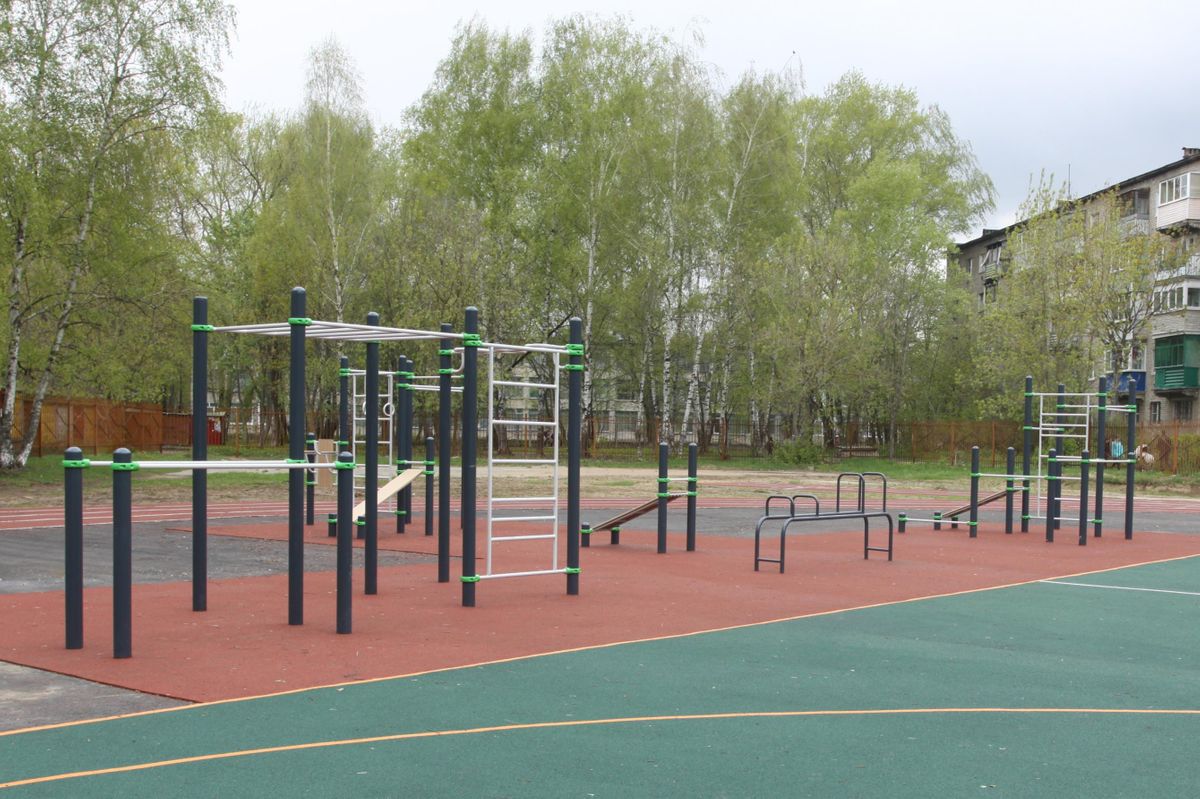 Outdoor Gym - Orekhovo-Zuyevo - Orekhovo-Zuyevo - Fitness Park - Улица Козлова - Russia - Spot