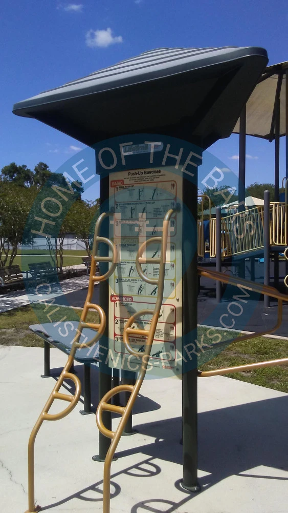 Calisthenics park in 10991, Abigail Street, Park Manor Estates, Orange County, Florida, 32825, United States