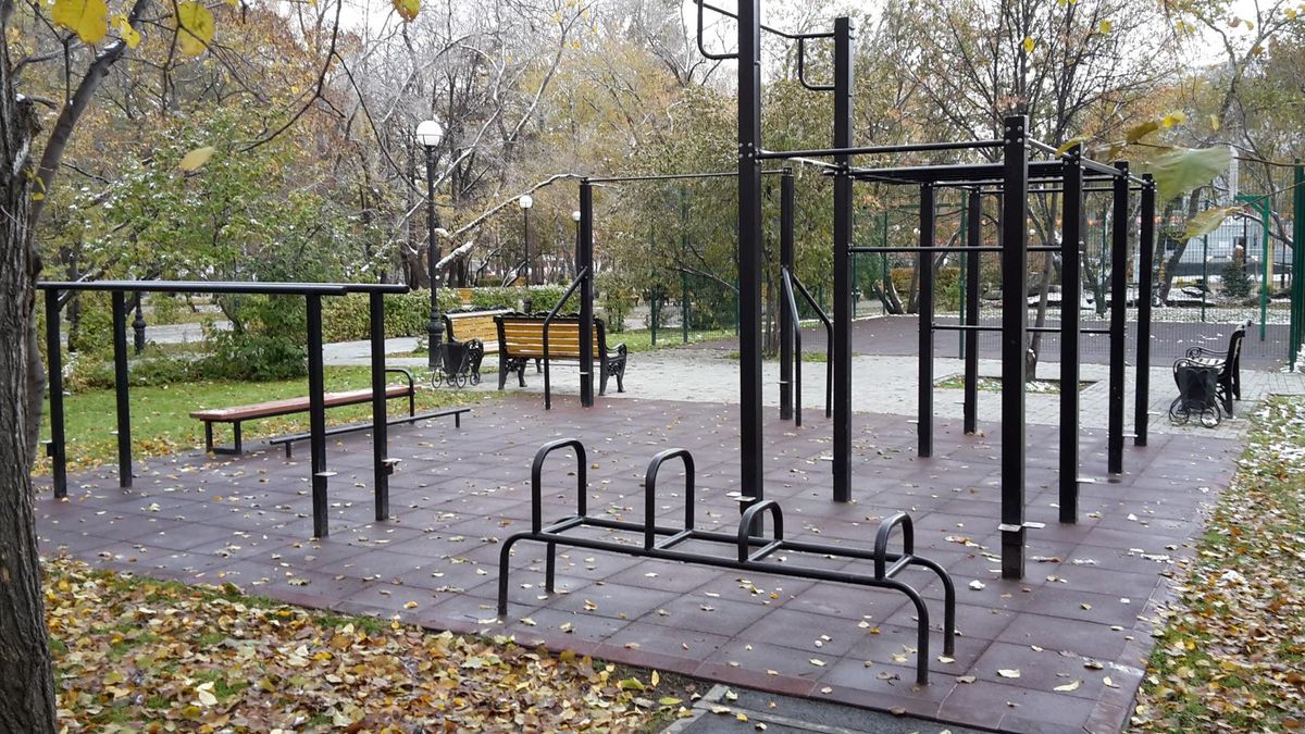 Outdoor Gym - Tyumen - Tyumen - Street Workout Park - Сквер Тенистый - Russia - Spot