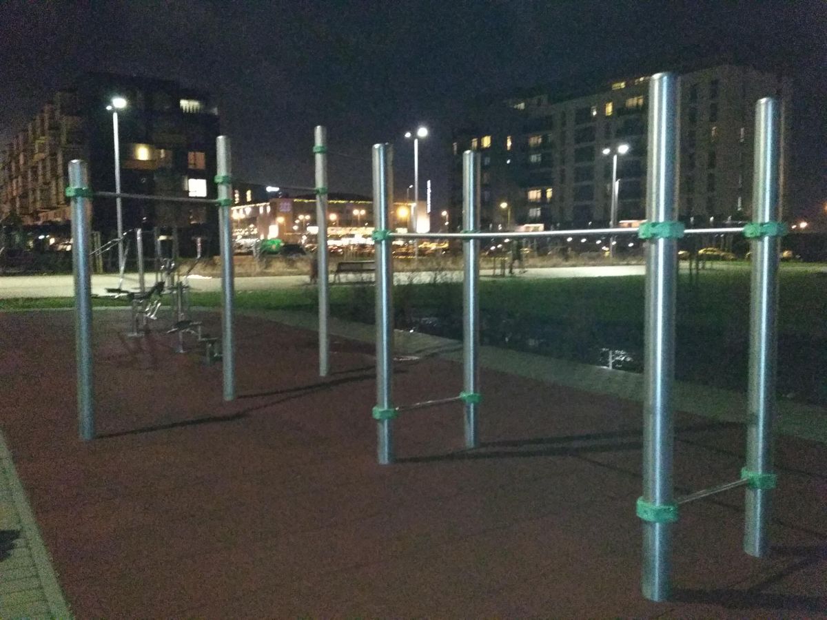 Exercise Park - Riga - Outdoor Fitness Skanstes Parks - Latvia - Spot