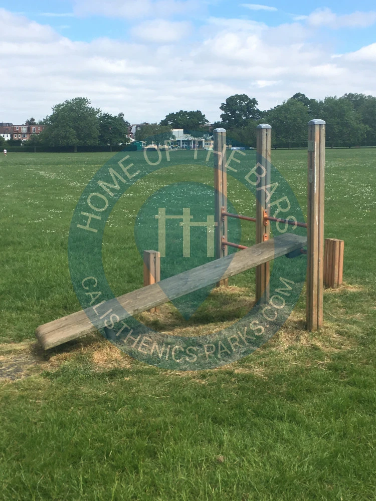Calisthenics park in 2 Nursery, 46, Arthur Road, West Barnes, London Borough of Merton, London, Greater London, England, KT3 6NF, United Kingdom