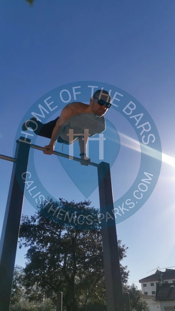 Calisthenics park in Jardim do Cruzeiro, Travessa do Cruzeiro, Lomba de Égua, Fátima, Ourém, Santarém, 2495-630, Portugal