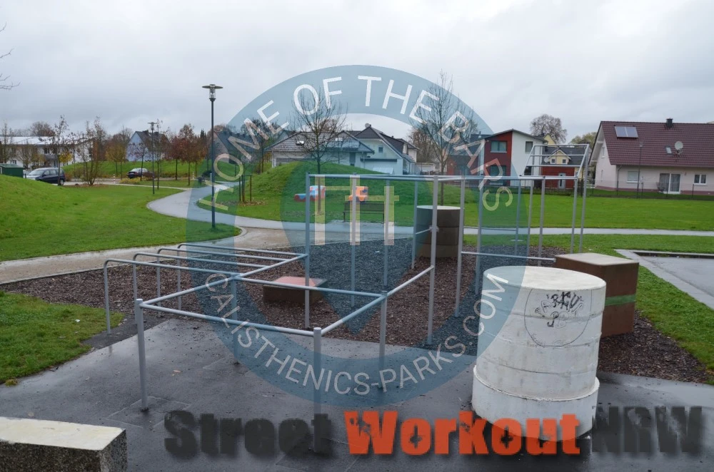 Calisthenics park in 11, Horst-Scheibert-Straße, Silhöfer Aue, Westend, Wetzlar, Lahn-Dill-Kreis, Hessen, 35578, Deutschland