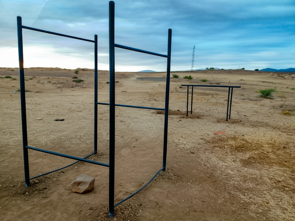 Outdoor Pull Up Bars - Besbes - Street workout et calisthenics DAGOUSSA - Algeria - Spot