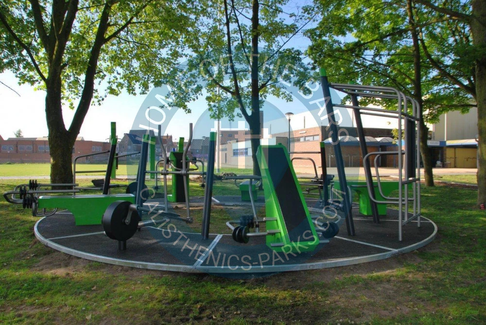 Wetteren - Outdoor Exercise Park - Sport en Recreatiecentrum de Warande - Belgium - Spot