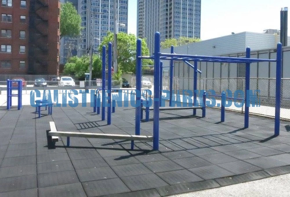 Chicago - Street Workout Park - Brennemann-Elementary-School - USA - United States - Spot