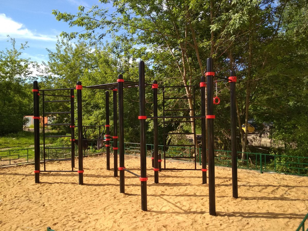 Outdoor Gym - Fryazino - Fryazino - Street Workout Park - Ул Первомайская - Russia - Spot