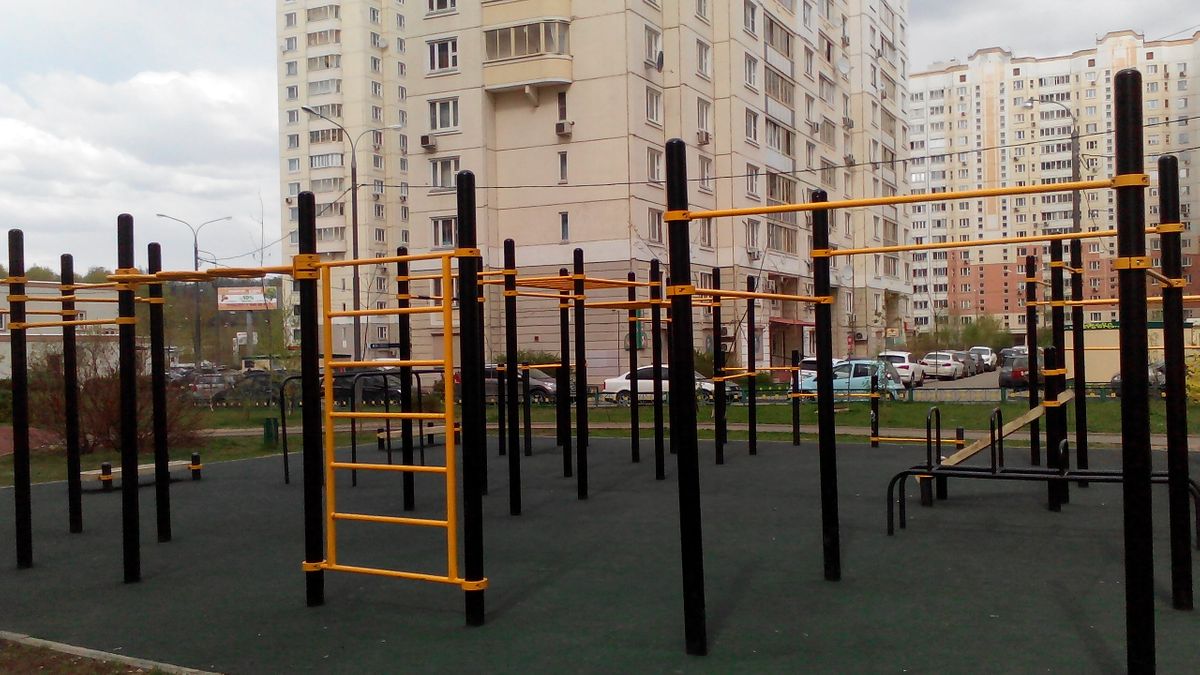 Fitness Park - Krasnogorsk - Krasnogorsk - Street Workout Park - Б-Р Павшинский - Russia - Spot