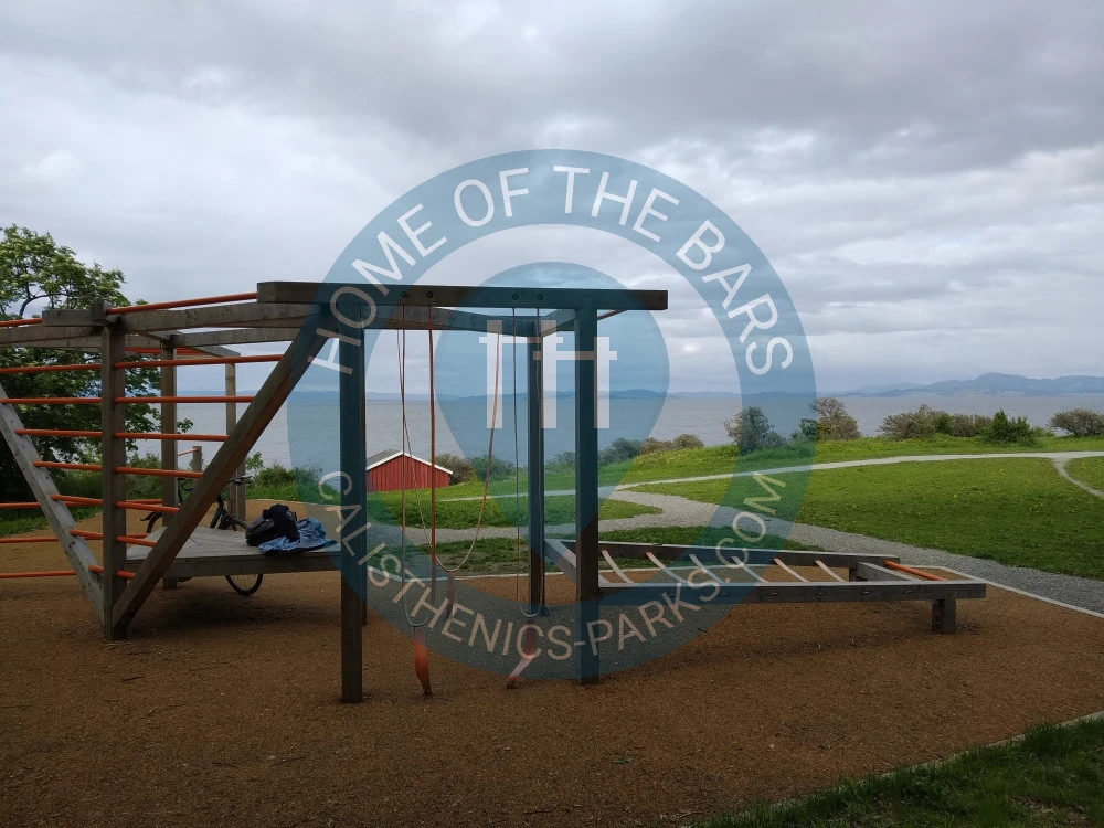 Calisthenics park in Ladestien, Østmarkneset, Naustet, Østbyen, Trondheim, Trøndelag, 7040, Norge
