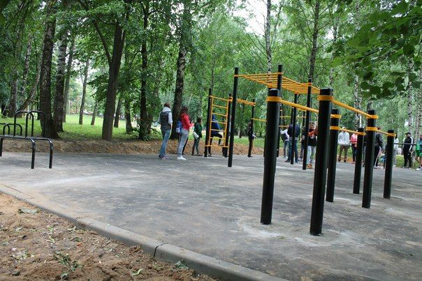 Outdoor Gym - Klin - Klin - Street Workout Park - Проезд Бородинский - Russia - Spot