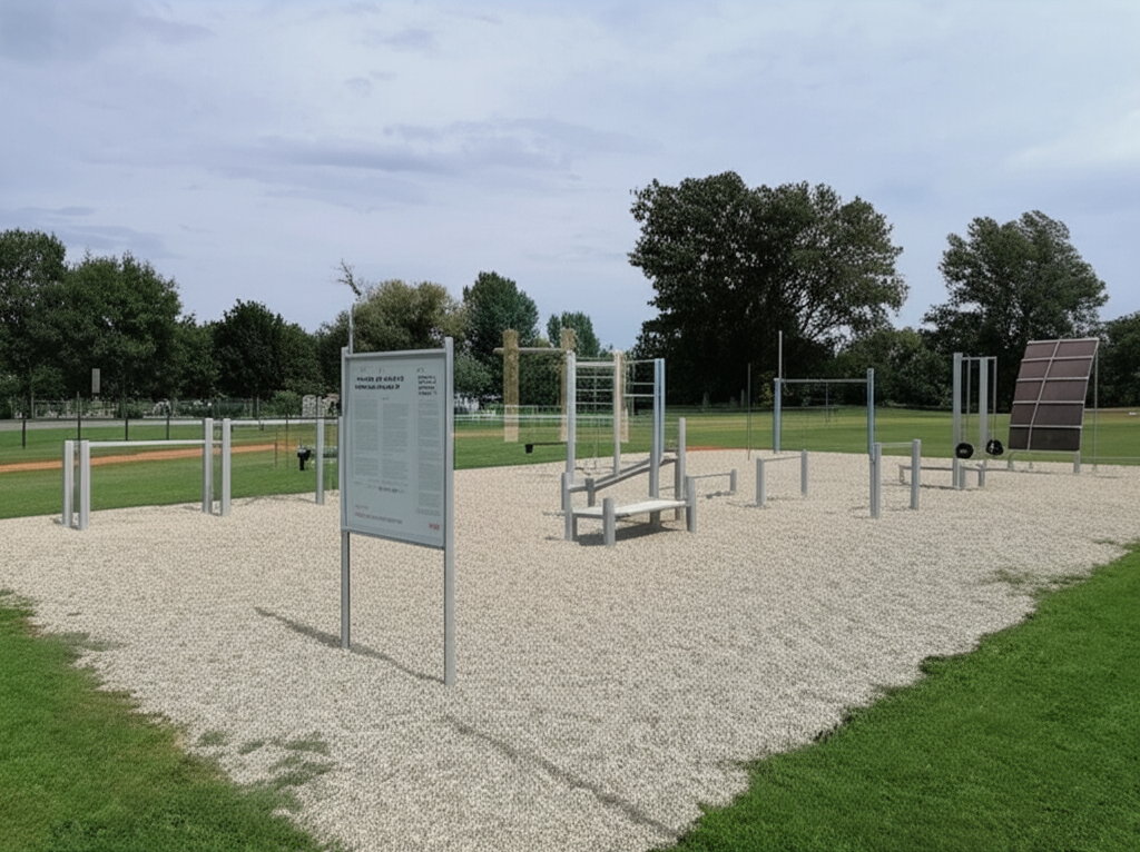 Calisthenics park in Hipodrom, Trate, Gornja Radgona, 9250, Slovenija