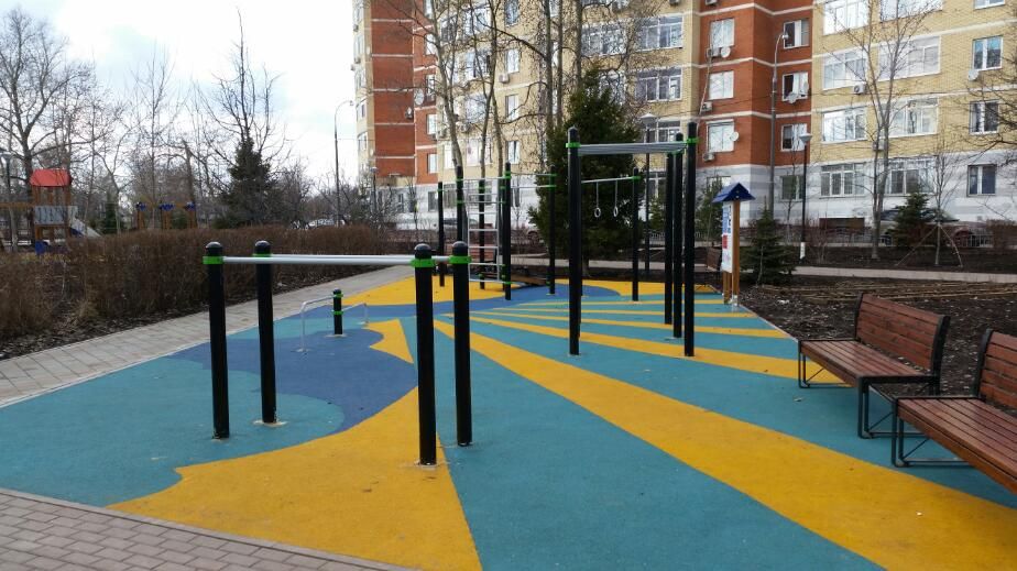 Outdoor Gym - Moscow - Moscow - Street Workout Park - Перекресток - Russia - Spot