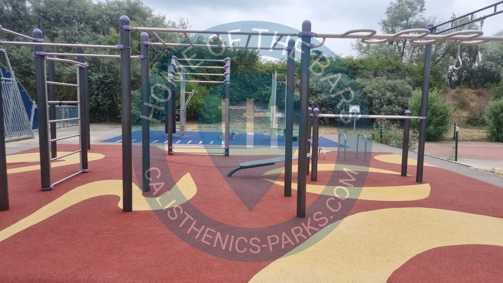 Calisthenics Facility - Carrières-sous-Poissy - Outdoor Gym Stade Alsace - France - Spot