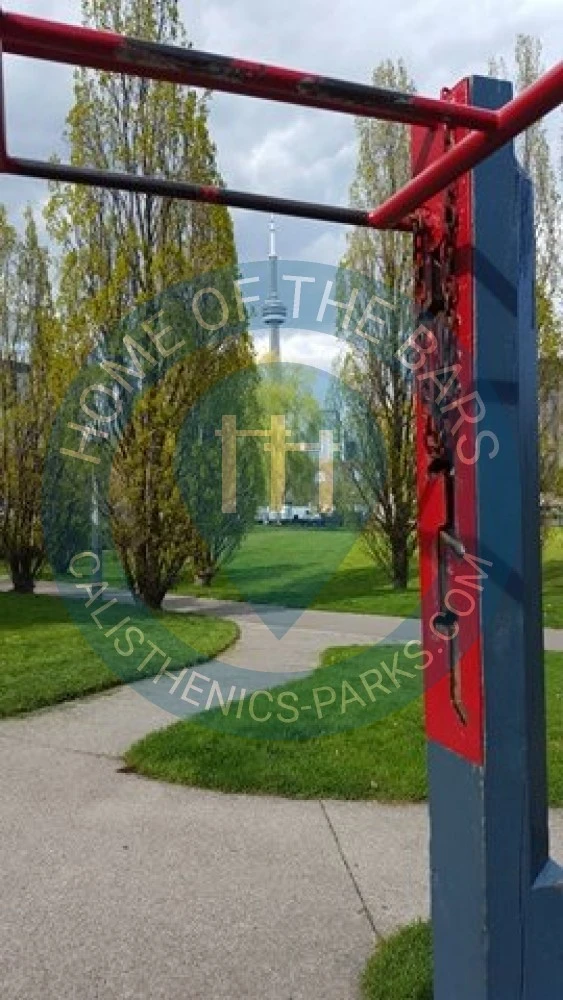 Calisthenics park in 28, Little Norway Crescent, Spadina—Fort York, Old Toronto, Toronto, Golden Horseshoe, Ontario, M5V 3N2, Canada