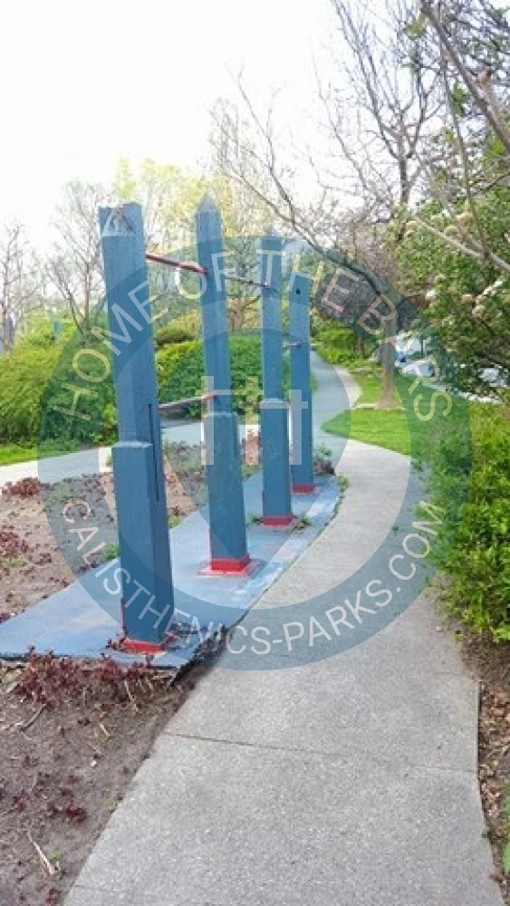 Calisthenics park in 28, Little Norway Crescent, Spadina—Fort York, Old Toronto, Toronto, Golden Horseshoe, Ontario, M5V 3N2, Canada