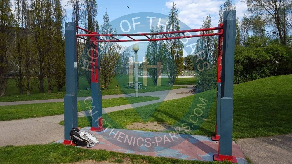 Calisthenics park in 28, Little Norway Crescent, Spadina—Fort York, Old Toronto, Toronto, Golden Horseshoe, Ontario, M5V 3N2, Canada