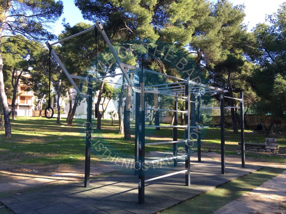 Calisthenics park in Distinti, Viale Pier Paolo Pasolini, Andria, Barletta-Andria-Trani, Puglia, 70031, Italia