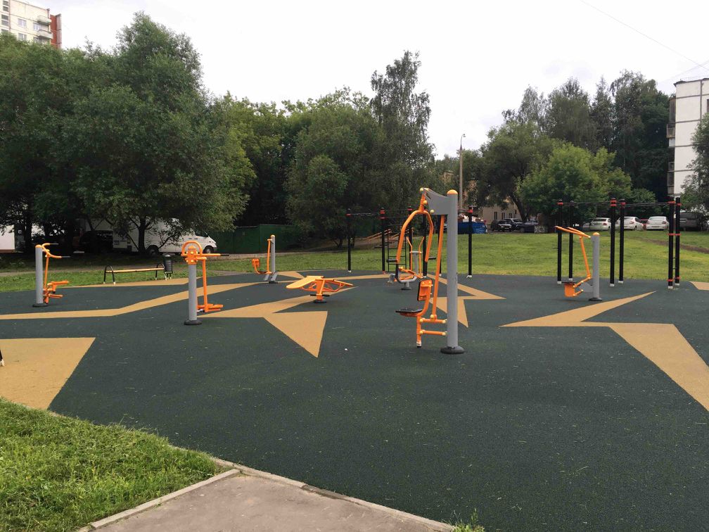 Outdoor Gym - Moscow - Moscow - Street Workout Park - Улица Миклухо-Маклая - Russia - Spot