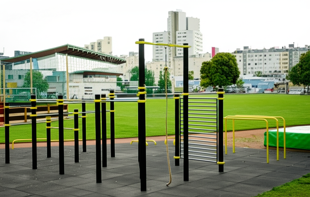 Vienna - Calisthenics Equipment -  Stadion - Sportanlage Hopsagasse - Austria - Spot