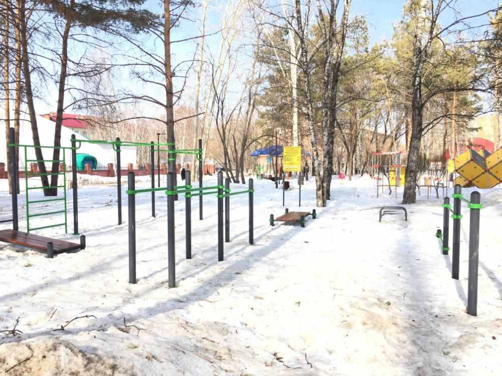 Outdoor Gym - Tyumen - Tyumen - Street Workout Park - Улица Котовского - Russia - Spot